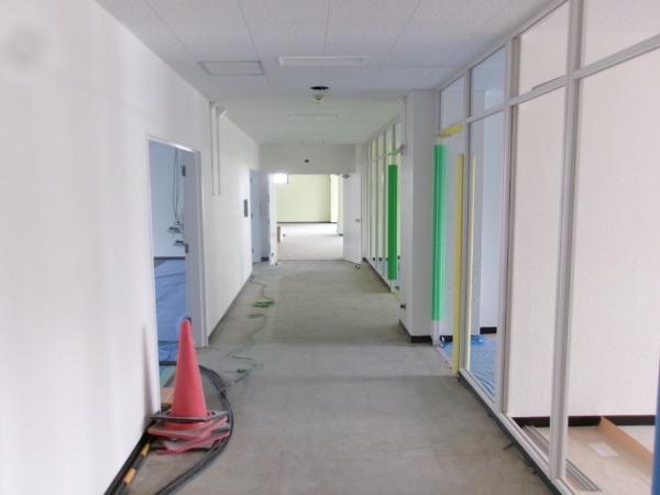 お花茶屋図書館改装工事２階