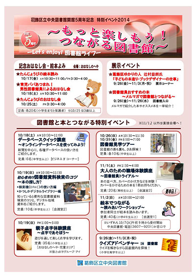 5周年記念イベントチラシ裏
