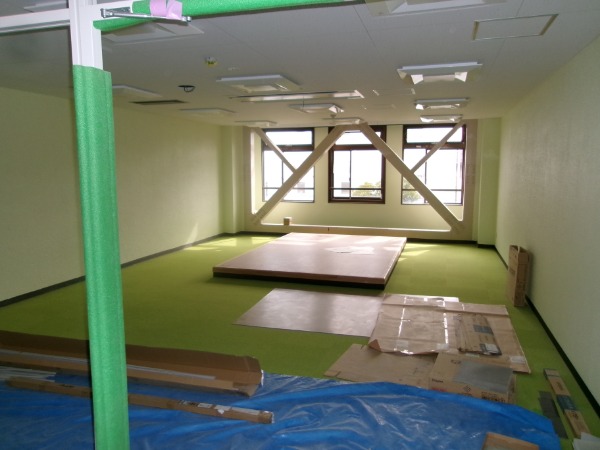 お花茶屋図書館改装工事おやこのへや
